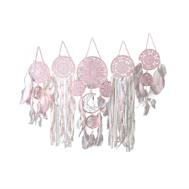 BowLift | Dream catcher moon and stars hang over the bed (5 pieces)