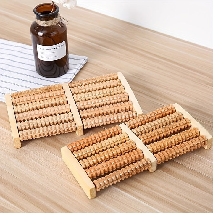 Wooden Foot Roller – Reduce Tension and Stimulate Blood Circulation | Bowlift