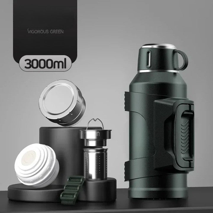 Stainless Steel Heavy Duty Travel Hiking Thermos | Bowlift