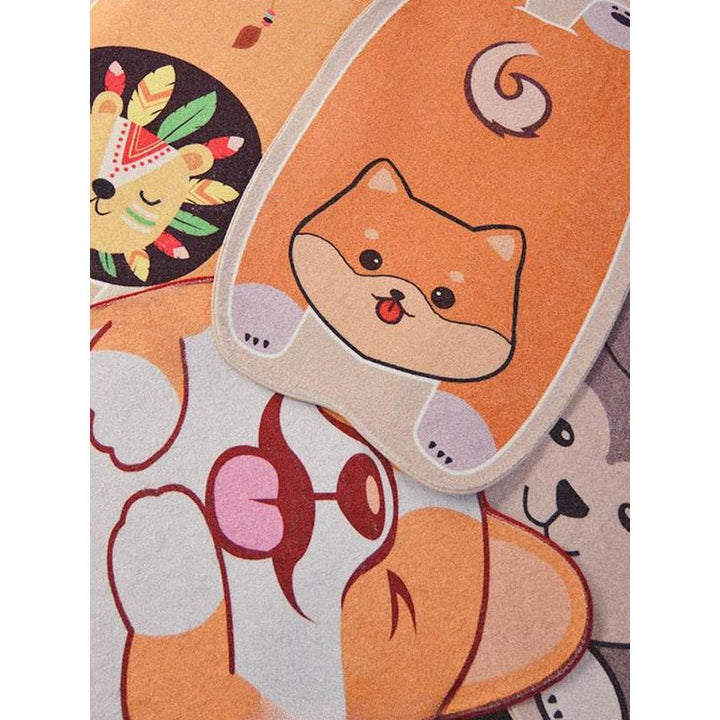 BowLift | Cute Animal Living Room Decorative Rugs – Plush Soft Cartoon Bedroom Carpet