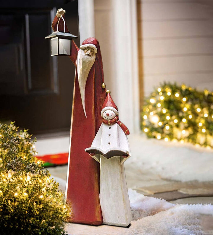 BowLift | Santa And Snowman Sculpture