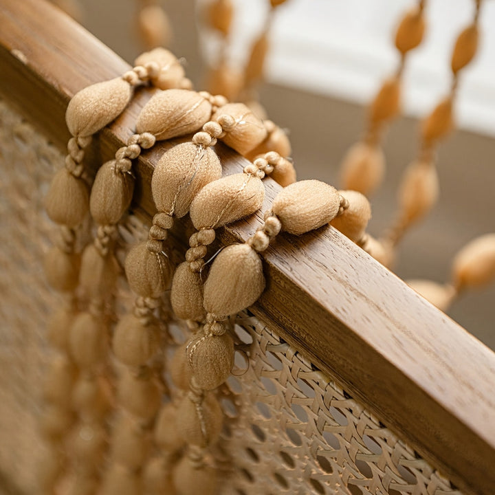 BohoDream Bed Canopy with Pearls for Bedroom or Play Area | Bowlift