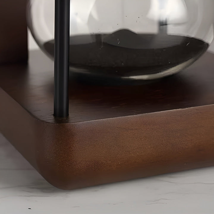 Hourglass with Solid Wood Frame – High Quality and Decorative | 30 Minutes for Office, Desk, and Home | Bowlift