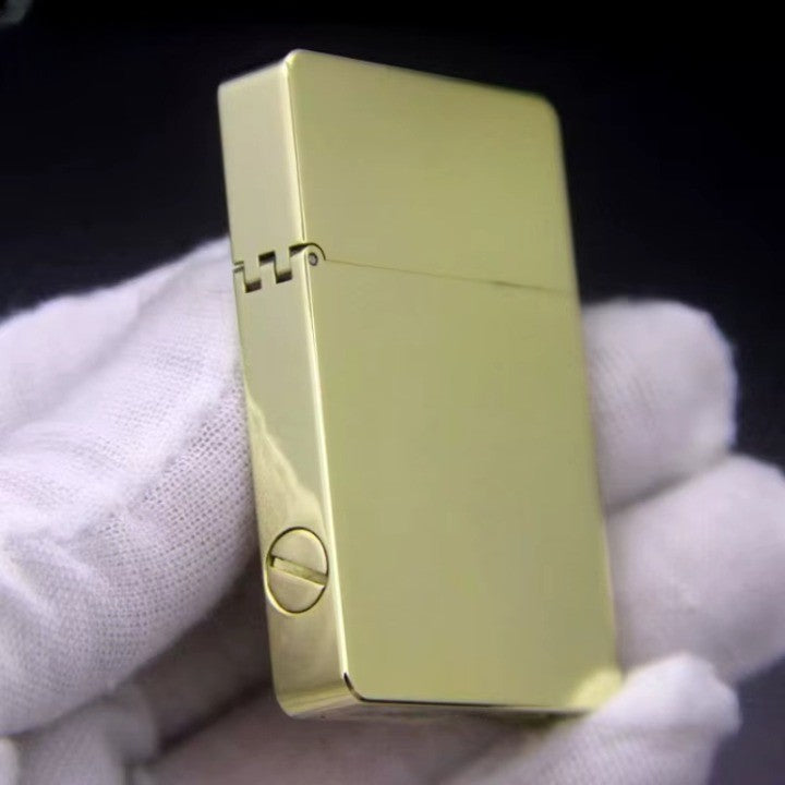 Classic Vintage Brass Windproof Lighter | Bowlift