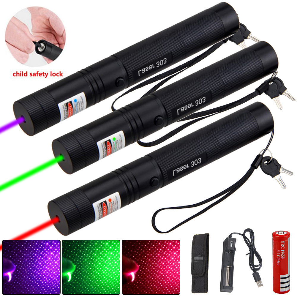BowLift | Zelara-Power Laser Pointer 303 - Rechargeable visible USB laser pointer with high power