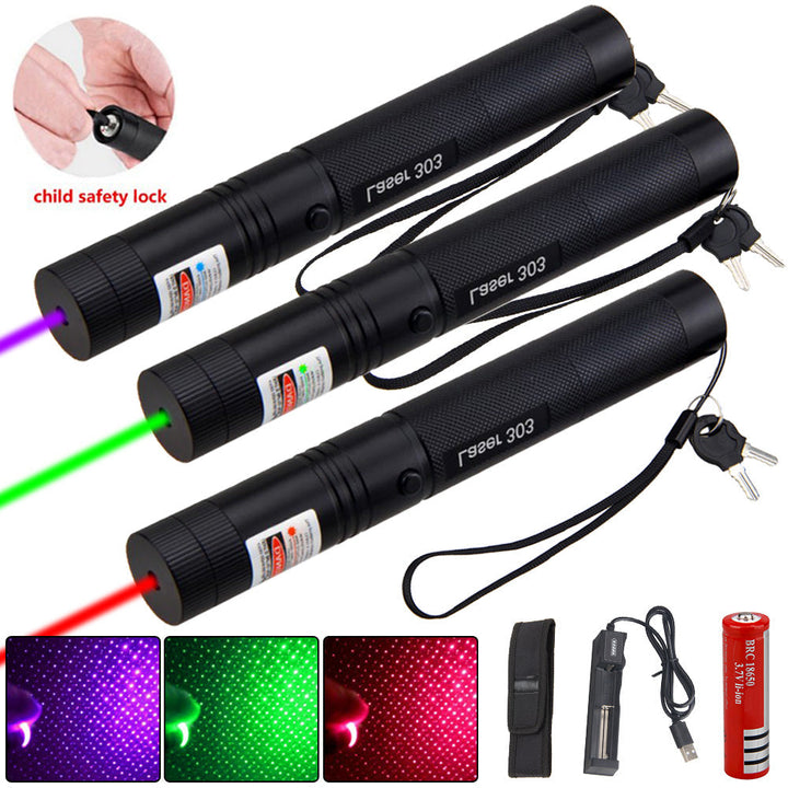 BowLift | Zelara-Power Laser Pointer 303 - Rechargeable visible USB laser pointer with high power