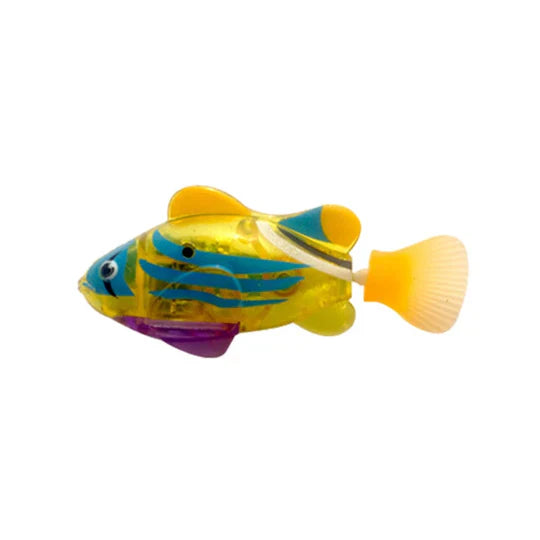 Electronic swimming fish with LED light Bowlift