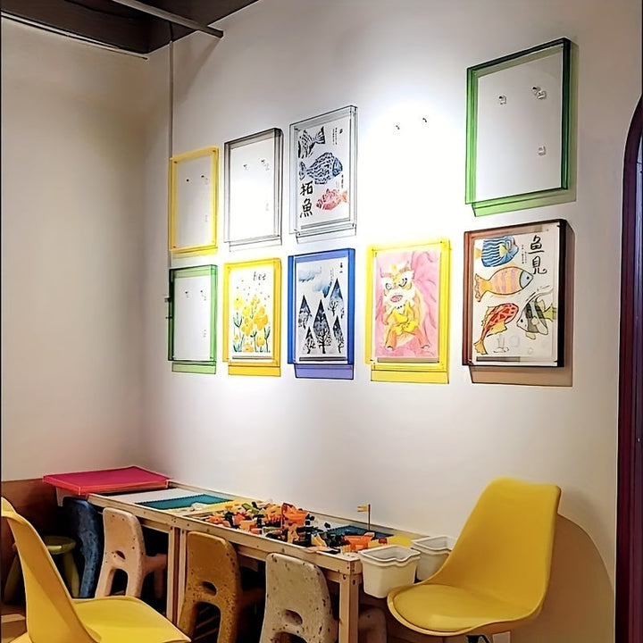 VividFrame – Colorful Transparent Photo Frame for Wall and Table Bowlift