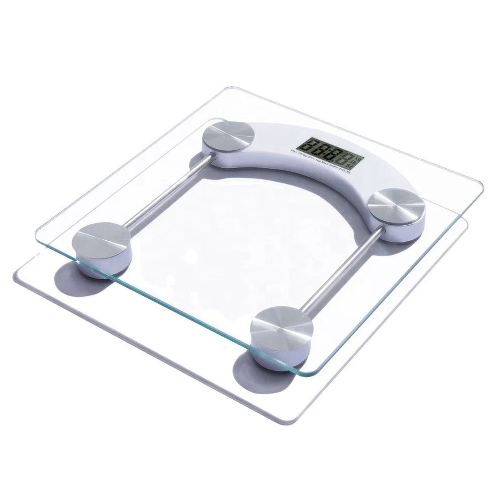 Personal scale (180 kg) with transparent glass platform | Bowlift