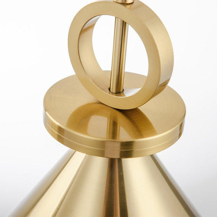 BowLift | LuxeBalance – Modern Copper Ceiling Lamp
