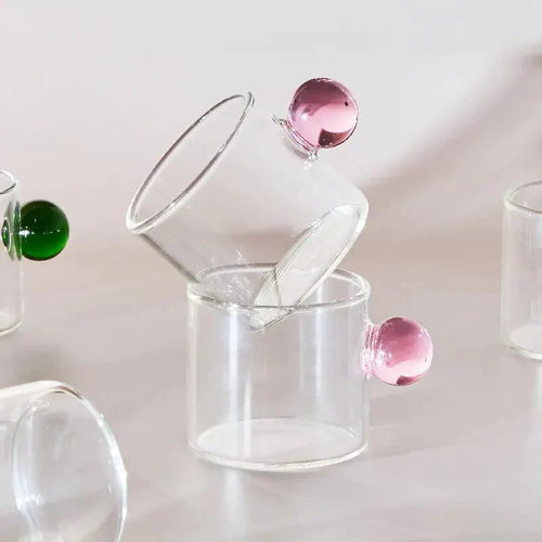 BowLift | Treated Espresso Glass Cup Set of 2