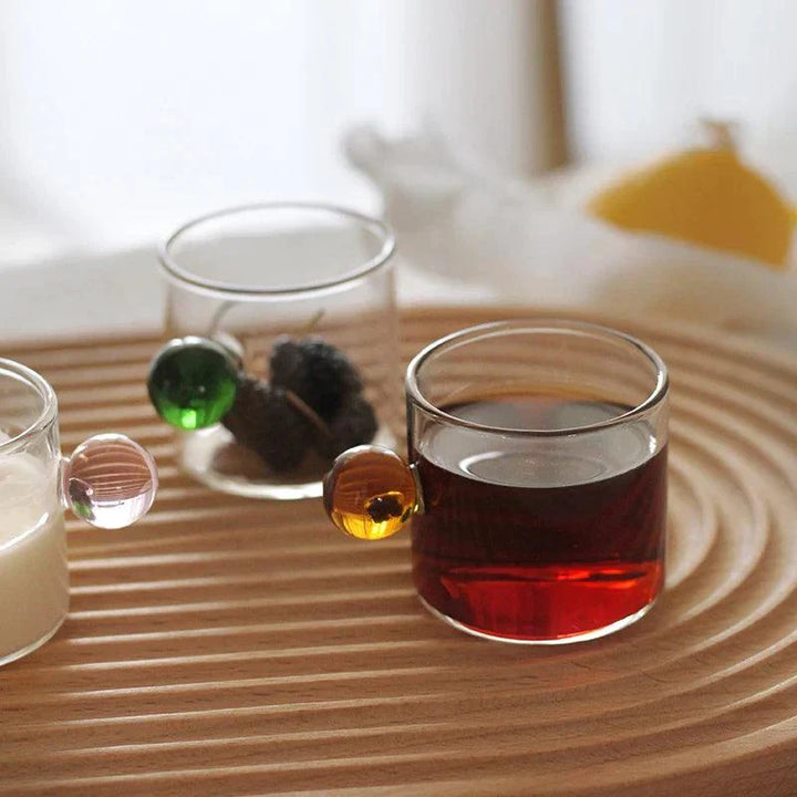 BowLift | Treated Espresso Glass Cup Set of 2