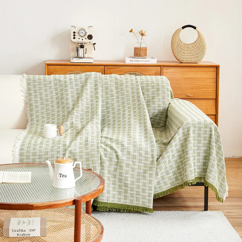 BowLift | Large Sofa Cover with Reversible Pattern Stylish Protection