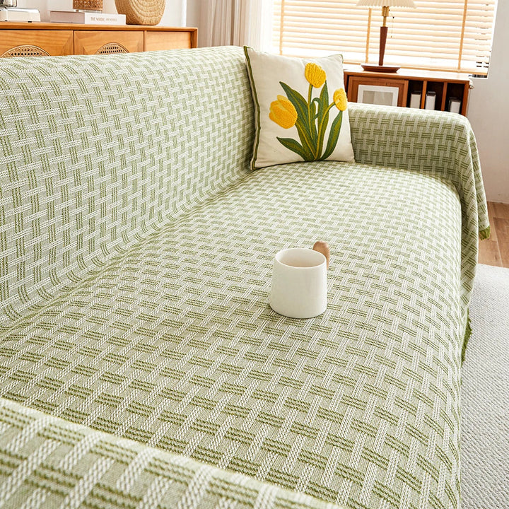 BowLift | Large Sofa Cover with Reversible Pattern Stylish Protection