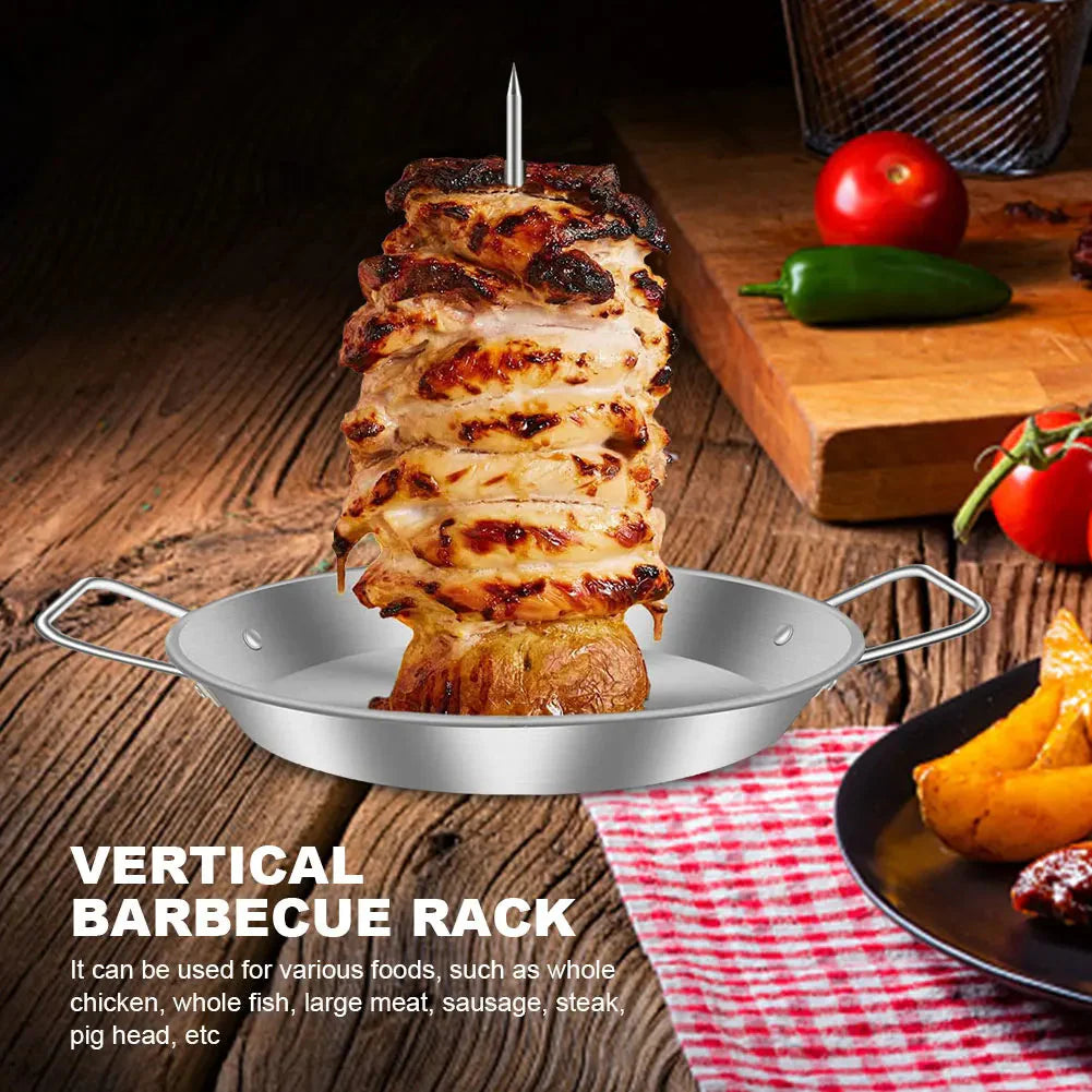 Barbecue Grilling Rack Chicken Roaster Rack With Bowl BBQ Grill | Bowlift