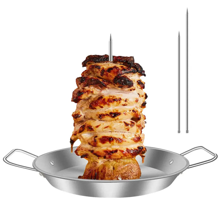 Barbecue Grilling Rack Chicken Roaster Rack With Bowl BBQ Grill | Bowlift