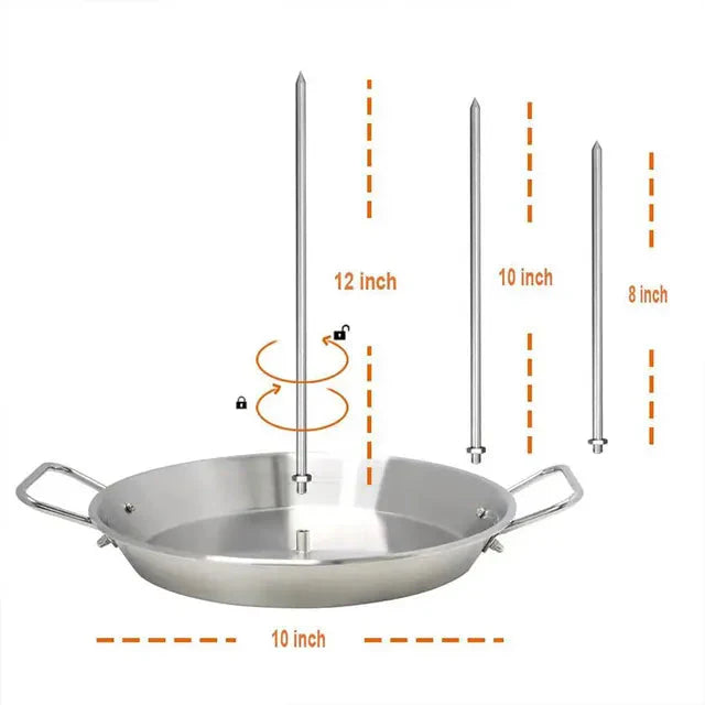 Barbecue Grilling Rack Chicken Roaster Rack With Bowl BBQ Grill | Bowlift