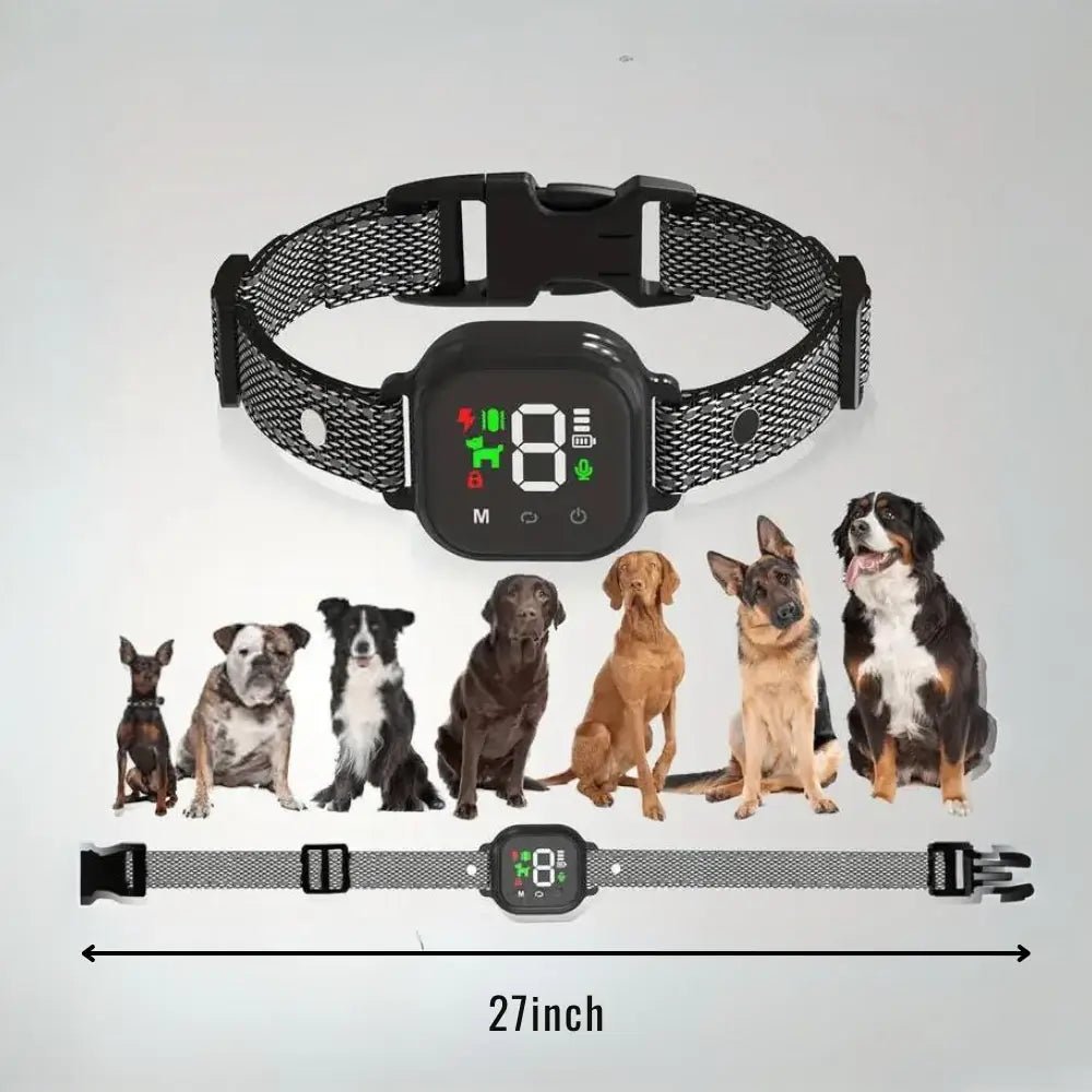 BarkPro • Touch Screen Dog Bark Collar - Touch Screen Dog Bark Collar - BowLift