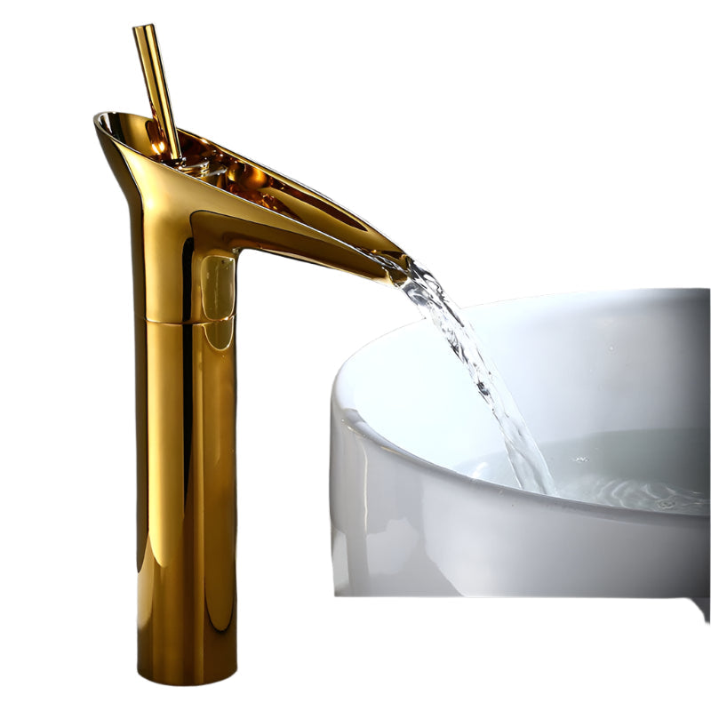 AquaCascade waterfall faucet for the sink Bowlift