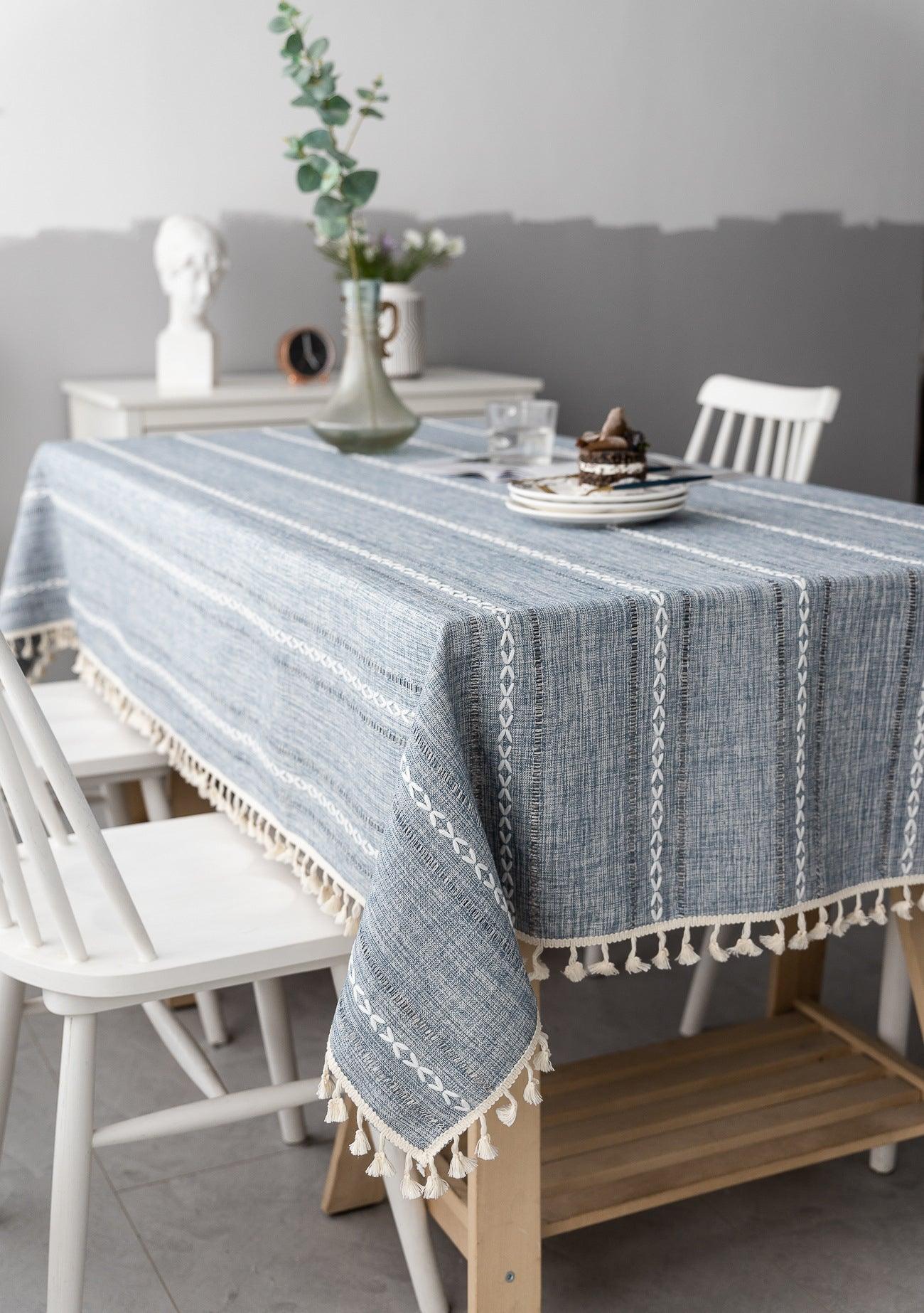 BowLift | Batillo Linen Tablecloth | Tablecloth, Indoor & Outdoor