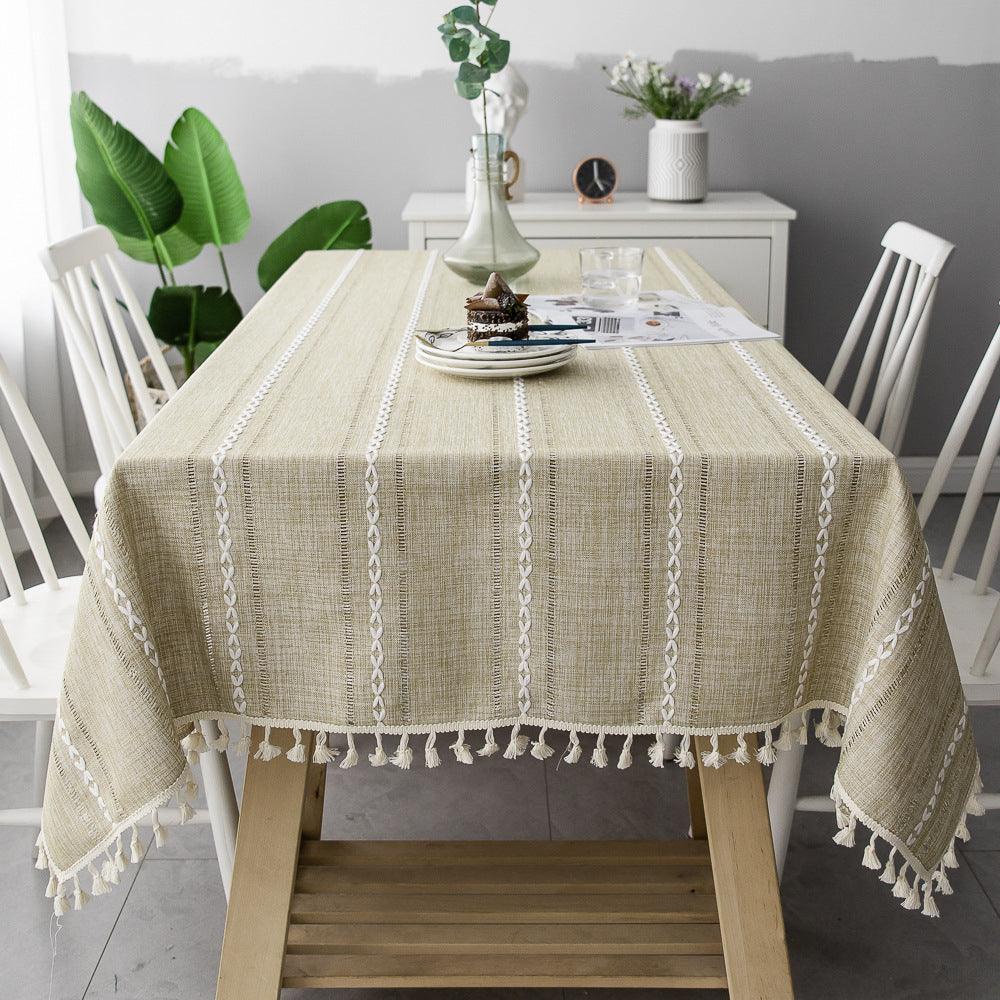BowLift | Batillo Linen Tablecloth | Tablecloth, Indoor & Outdoor
