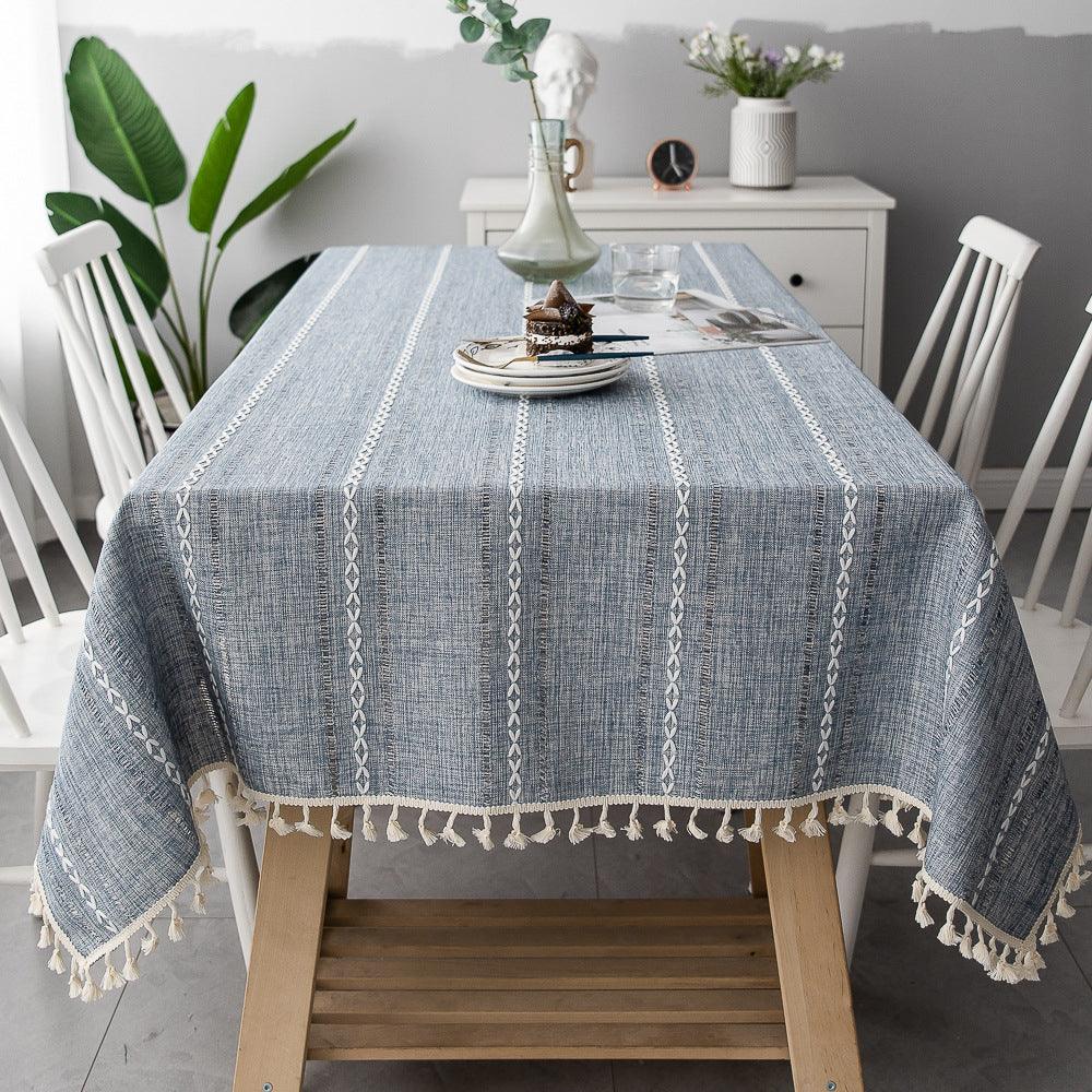 BowLift | Batillo Linen Tablecloth | Tablecloth, Indoor & Outdoor