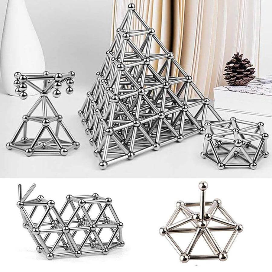 BowLift | Magnetic Sticks - Creative Building Game - Children