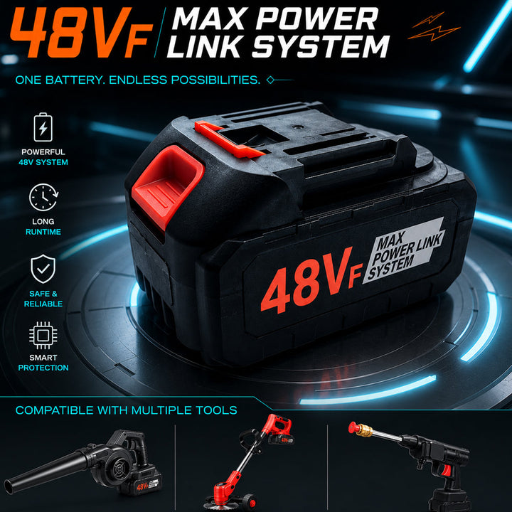 Battery for pressure washer, pole pruner and leaf blower | Bowlift