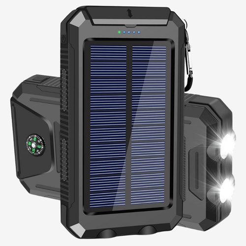 BowLift | Waterproof Shockproof Solar Battery 10,000 mAh | Solar Rechargeable