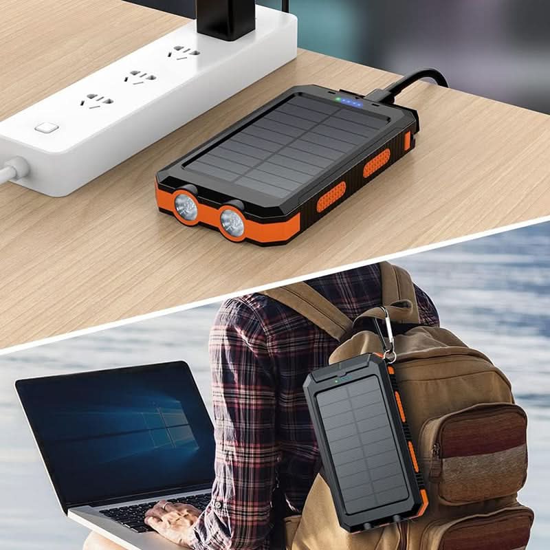 BowLift | Solar Power Bank 20000mAh with LED Light