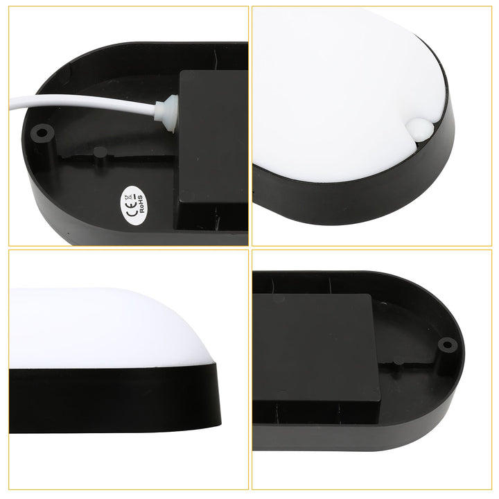 15W LED Moisture-Proof Light IP54 2 Pieces | Bowlift