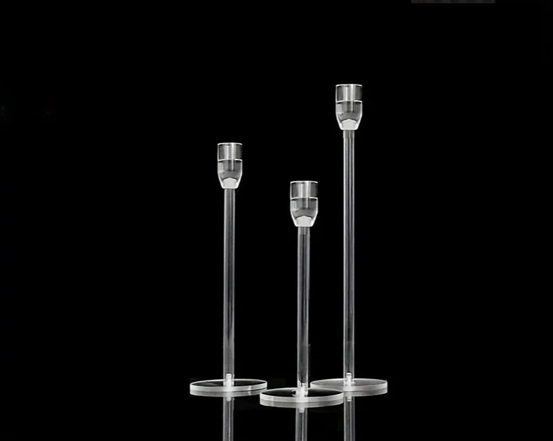 BowLift | LumenAcry Acrylic Candle Holder Set (3-piece)