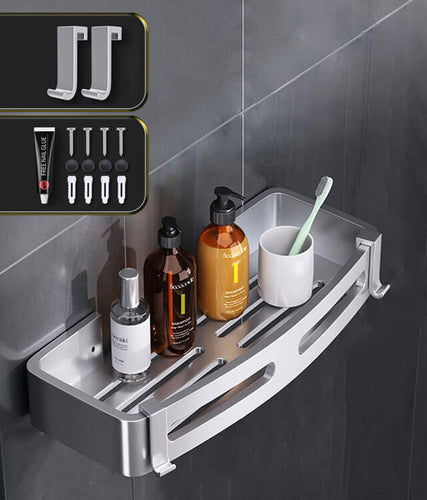 BowLift | Stylish SilverCaddy - Perfect Bathroom Organizer for All your Essentials