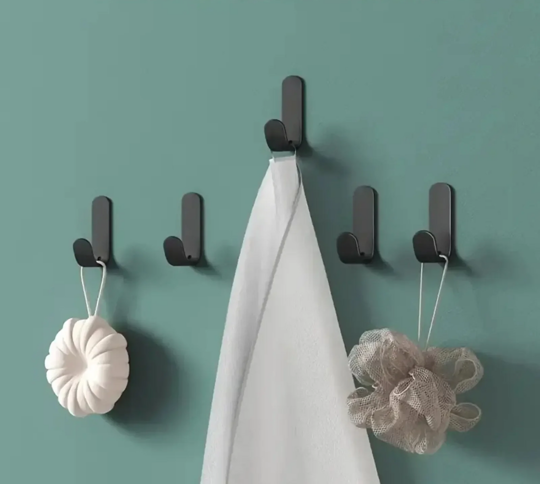 FlexiGrip 6-piece set Self-adhesive J-hooks Bowlift