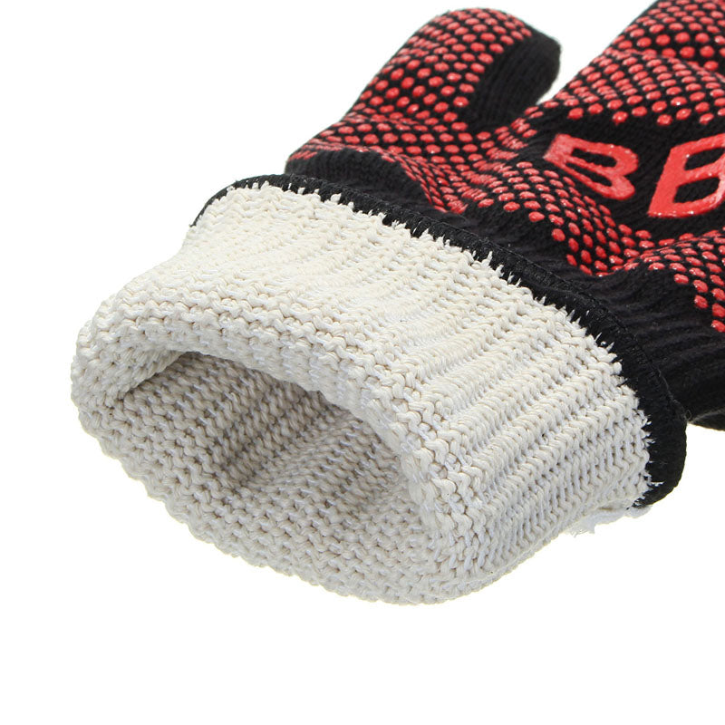BBQ Gloves Heat Resistant Barbecue Grill Glove Oven Mitts Oven Gloves | Bowlift