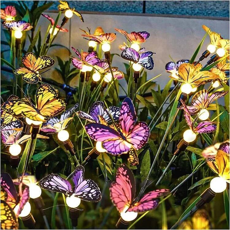 BowLift | Decorative Butterfly LED String Lights with Solar Power