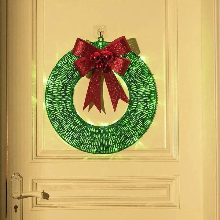 BowLift | Front Door Wreath Bowknot Luminous LED Light Christmas Garland