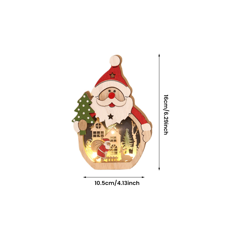 BowLift | LED Christmas Wooden Ornaments Lighting
