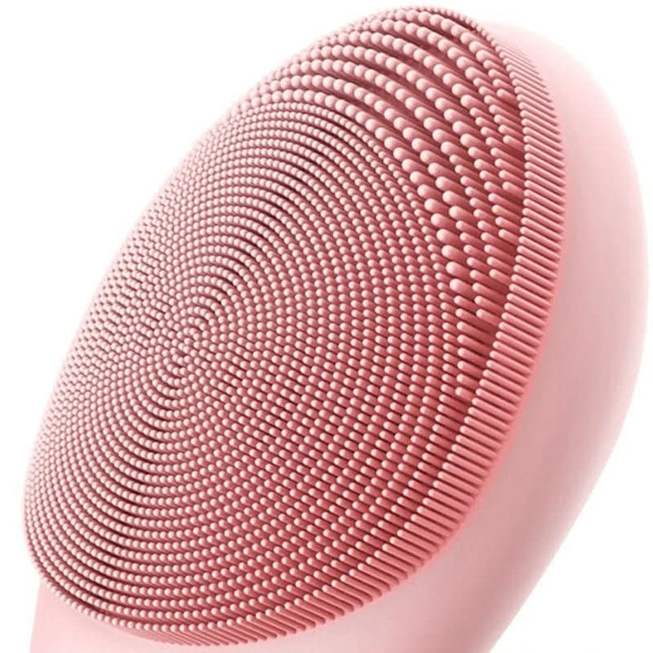 BowLift | Electric facial cleanser with LED light & 42 °C heat technology | Silicone skincare device with sound vibration