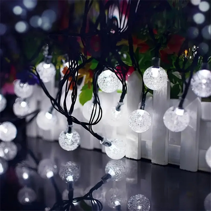 BowLift | Solar flower light chain for the garden