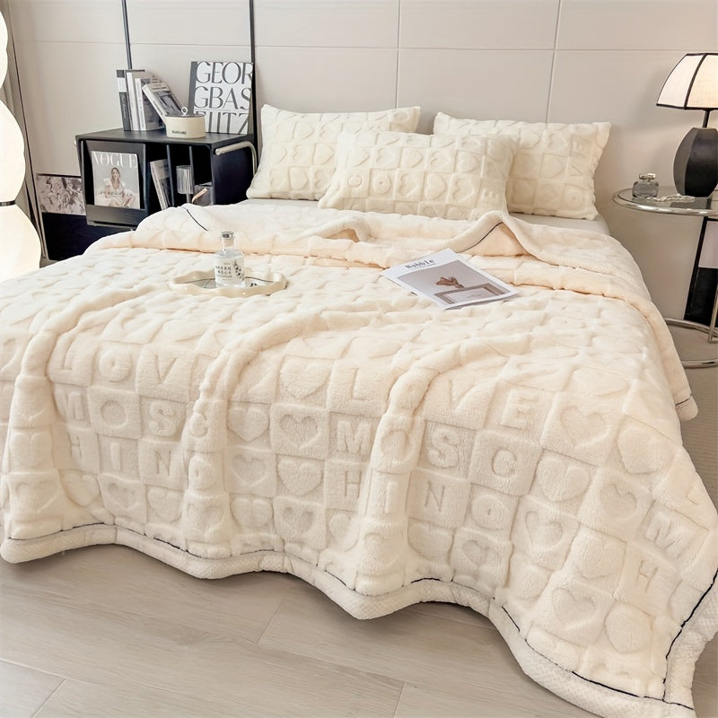 CozyCoral – Luxury Fleece Blanket for All Seasons Bowlift