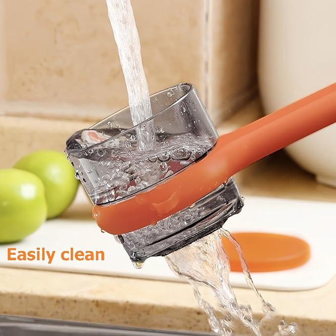Double-sided Stainless Steel Blade Peeling Knife With Storage Box Bowlift