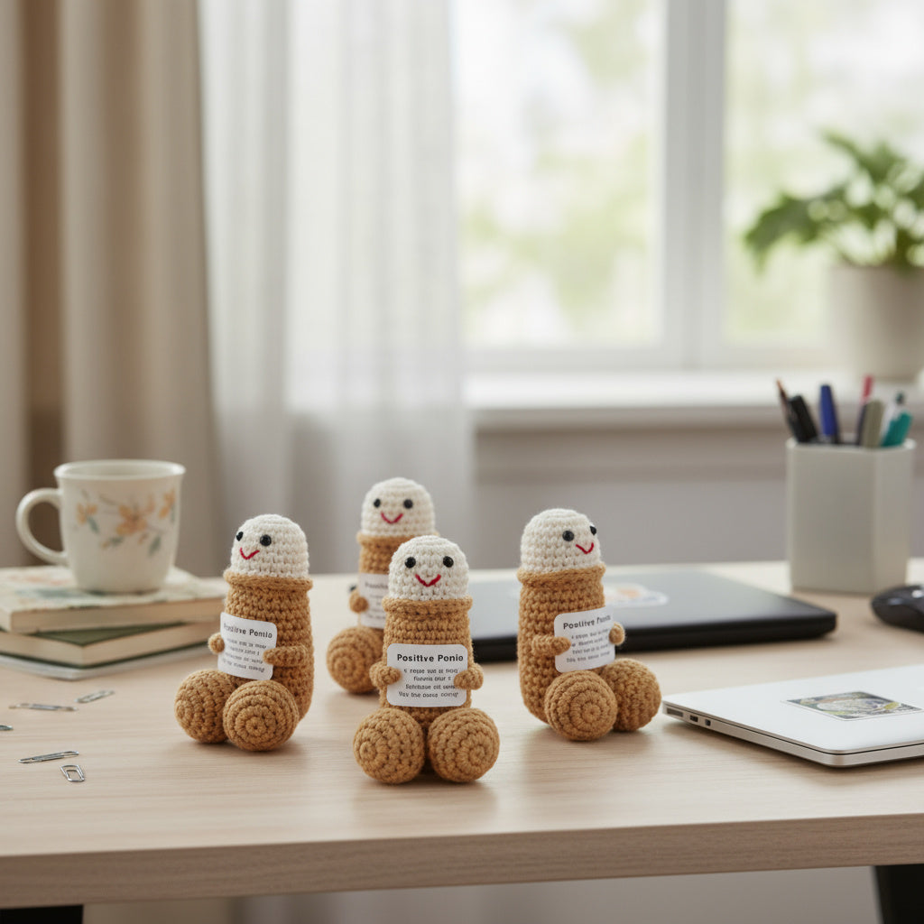 BowLift | Emotional Support Adult Humor Crochet Doll