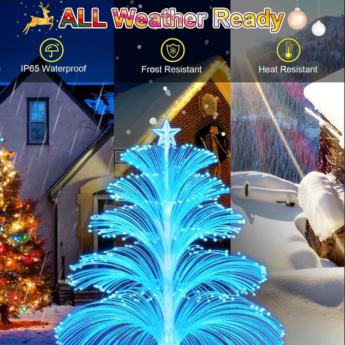 BowLift | LightGarden Solar Set – 3 Color Changing LED Garden Lights on Solar Power