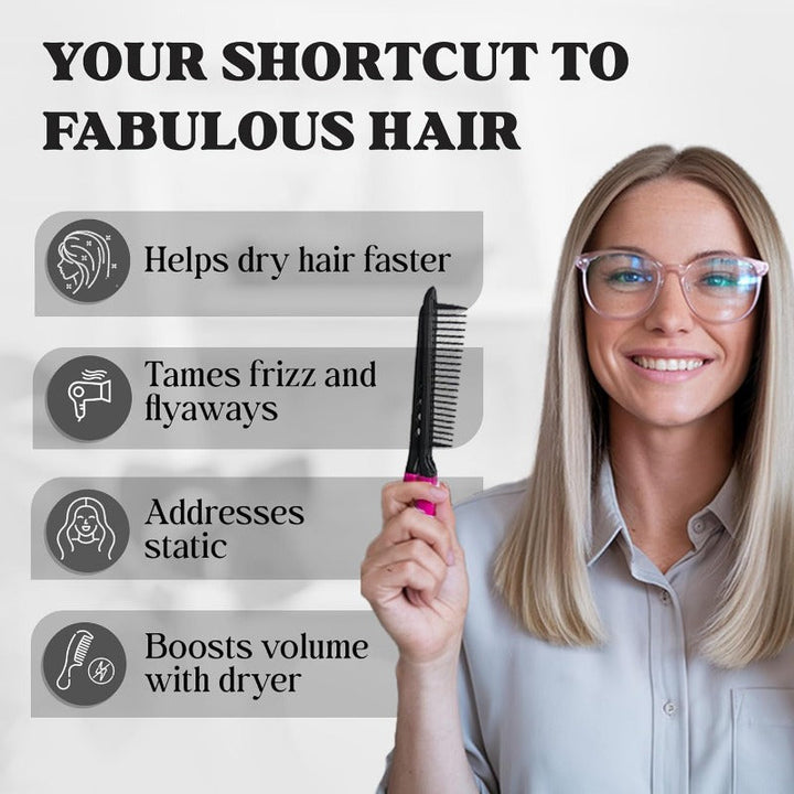 BowLift | Heat-Resistant V Hair Styling Comb