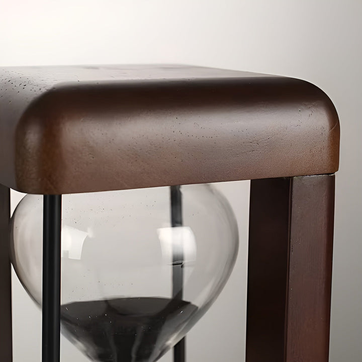 Hourglass with Solid Wood Frame – High Quality and Decorative | 30 Minutes for Office, Desk, and Home | Bowlift