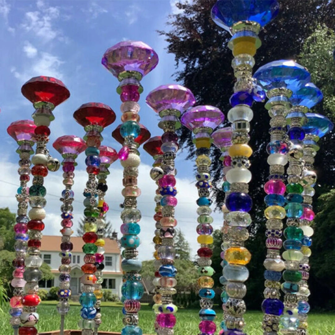 BowLift | Beaded Christmas Garden Tree Stakes – Outdoor Dream Decor & Enchanting Gifts for Kids