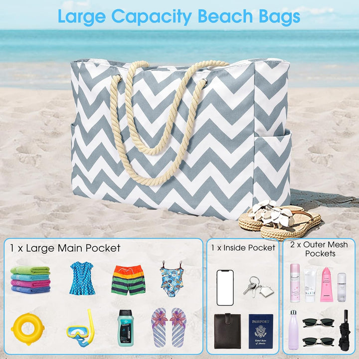 Waterproof Large Tote with Zipped Storage for Work & Play | Bowlift
