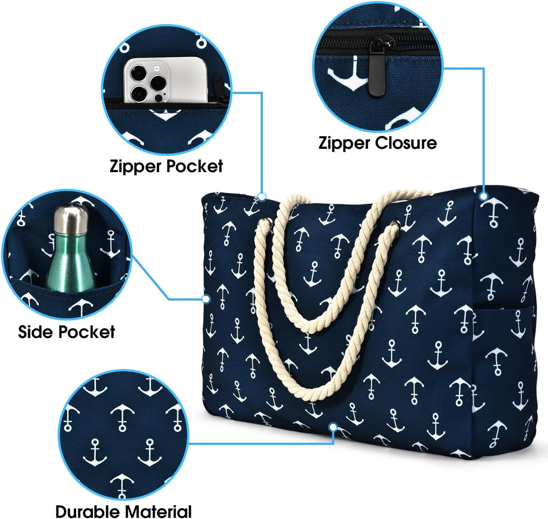 Waterproof Large Tote with Zipped Storage for Work & Play | Bowlift