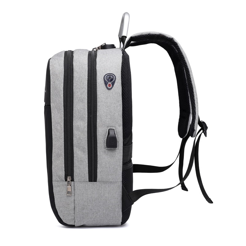 Water-Resistant Anti-Theft Laptop Backpack – Hidden Zipper Design with USB Charging | Bowlift